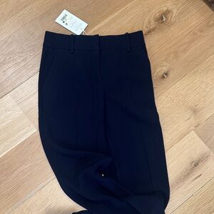 Sezane Navy Trouser
